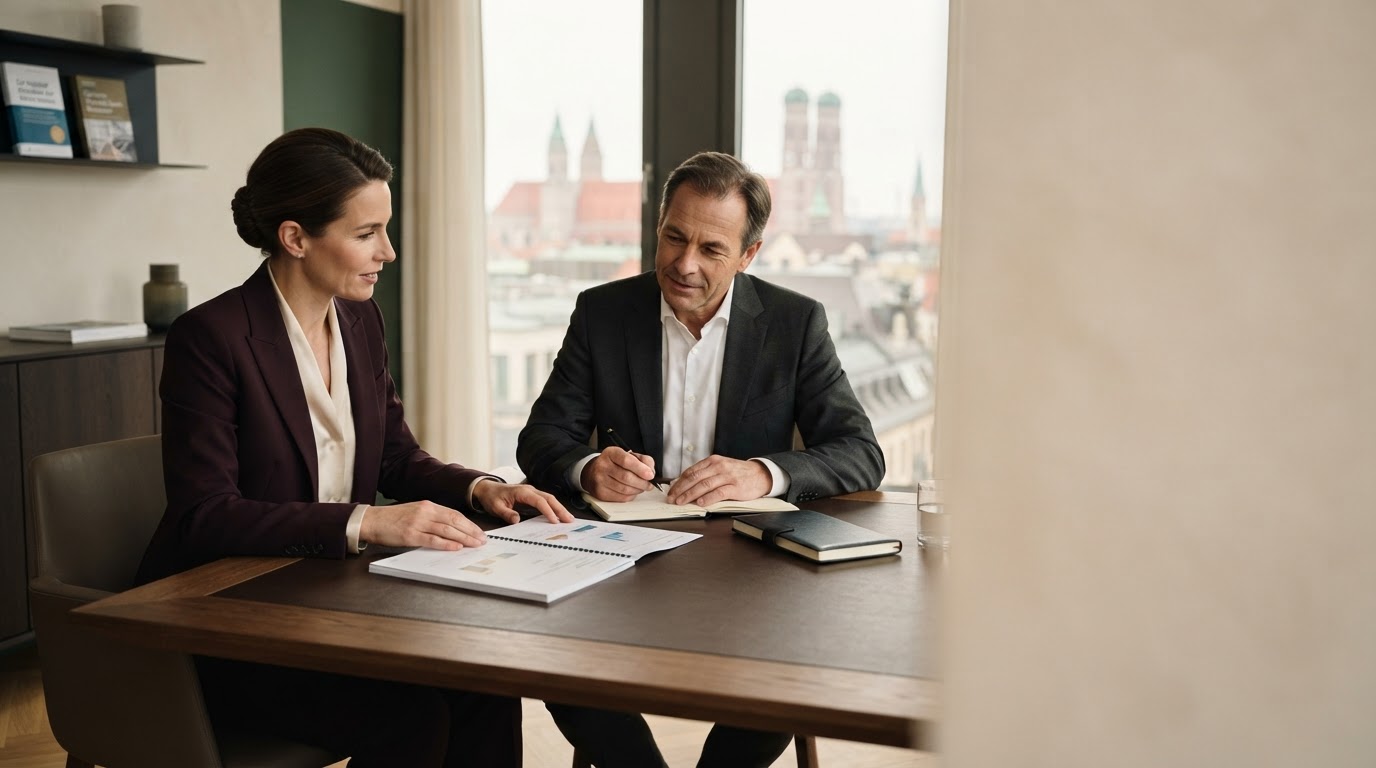 Anlage-Report Dashboard-Ansicht mit konsolidierten Markt- und Portfoliodaten
